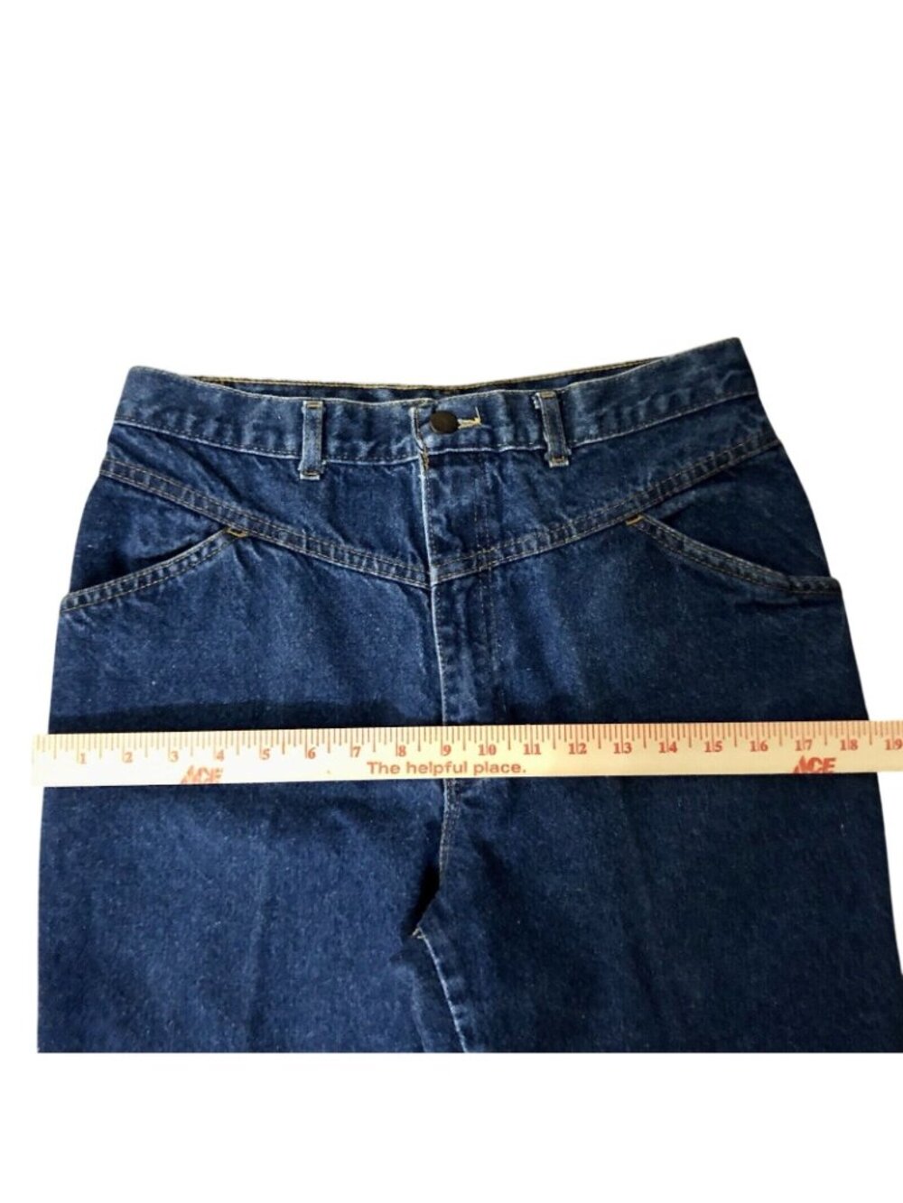 Vintage Stephens USA Jeans Womens 16 Used High Rise 100% Cotton Mom Jeans - Picture 6 of 14